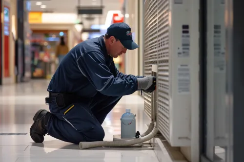 Inspection minutieuse d'un réseau d'évacuation des eaux pour détecter les infiltrations potentielles