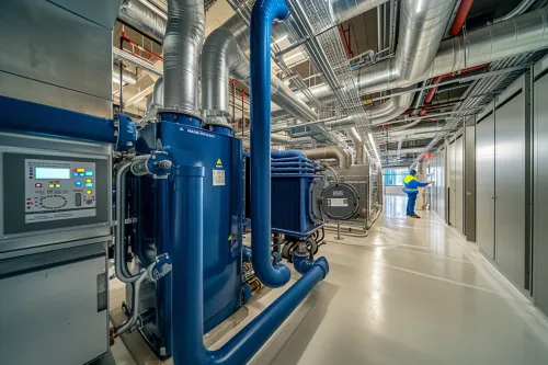 Schéma technique du circuit de climatisation avec compresseur, condenseur et évaporateur